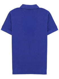 Tom Ford Men's Lyocell and Cotton Polo Shirt Blue