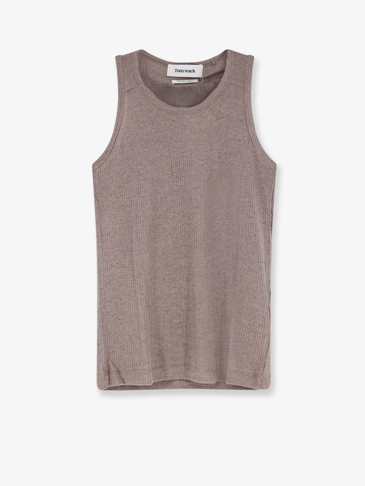 Tonywack Men's Lyocell Blend Tank Top Beige
