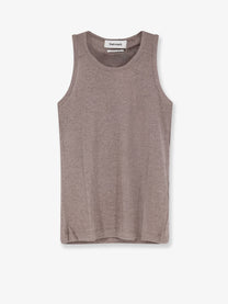 Tonywack Men's Lyocell Blend Tank Top Beige