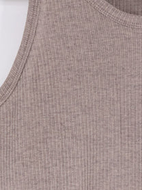 Tonywack Men's Lyocell Blend Tank Top Beige