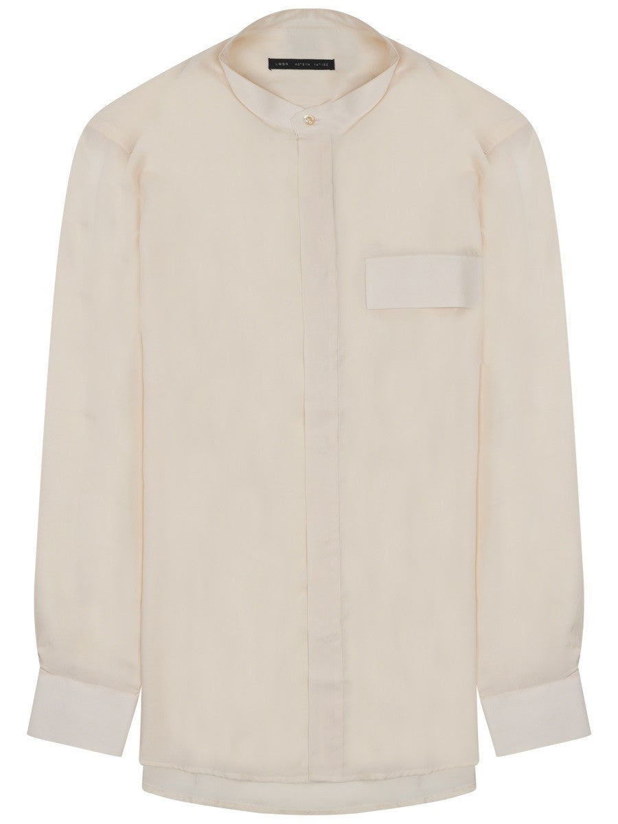 Low Brand Men's Lyocell Shirt Beige Low Brand