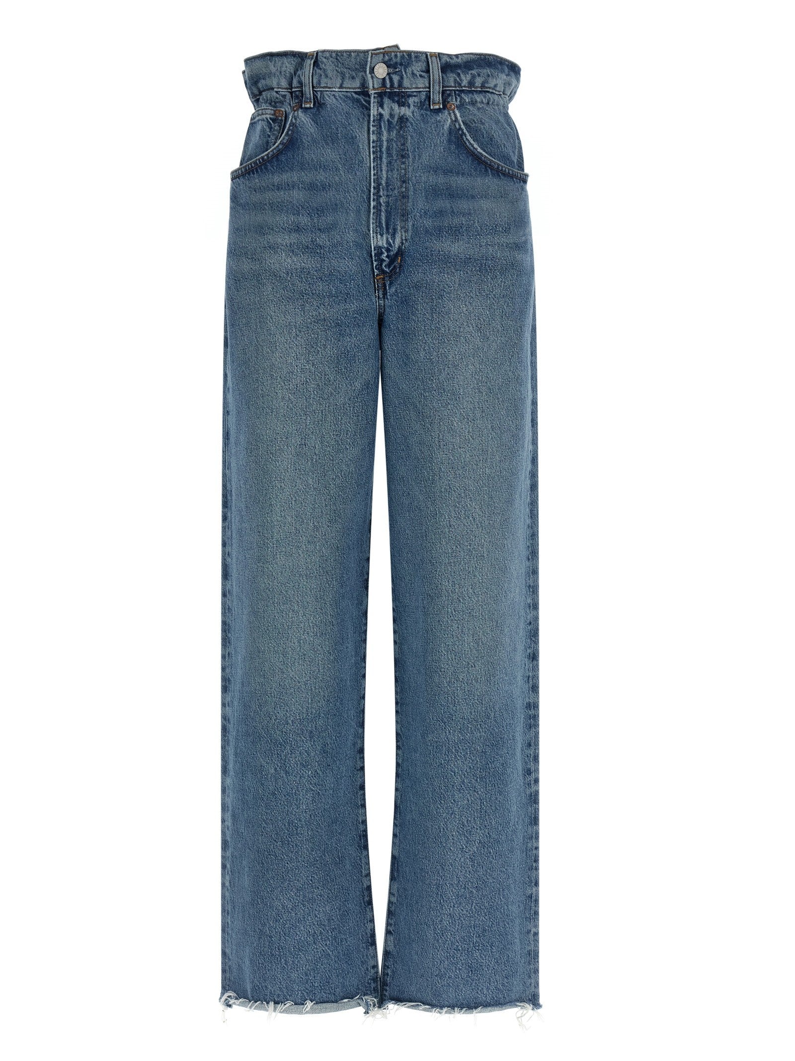AGOLDE Lyonne in Outbreak Jeans Blue