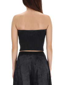 Diesel Women's Clarksvillex Band Top Black Diesel