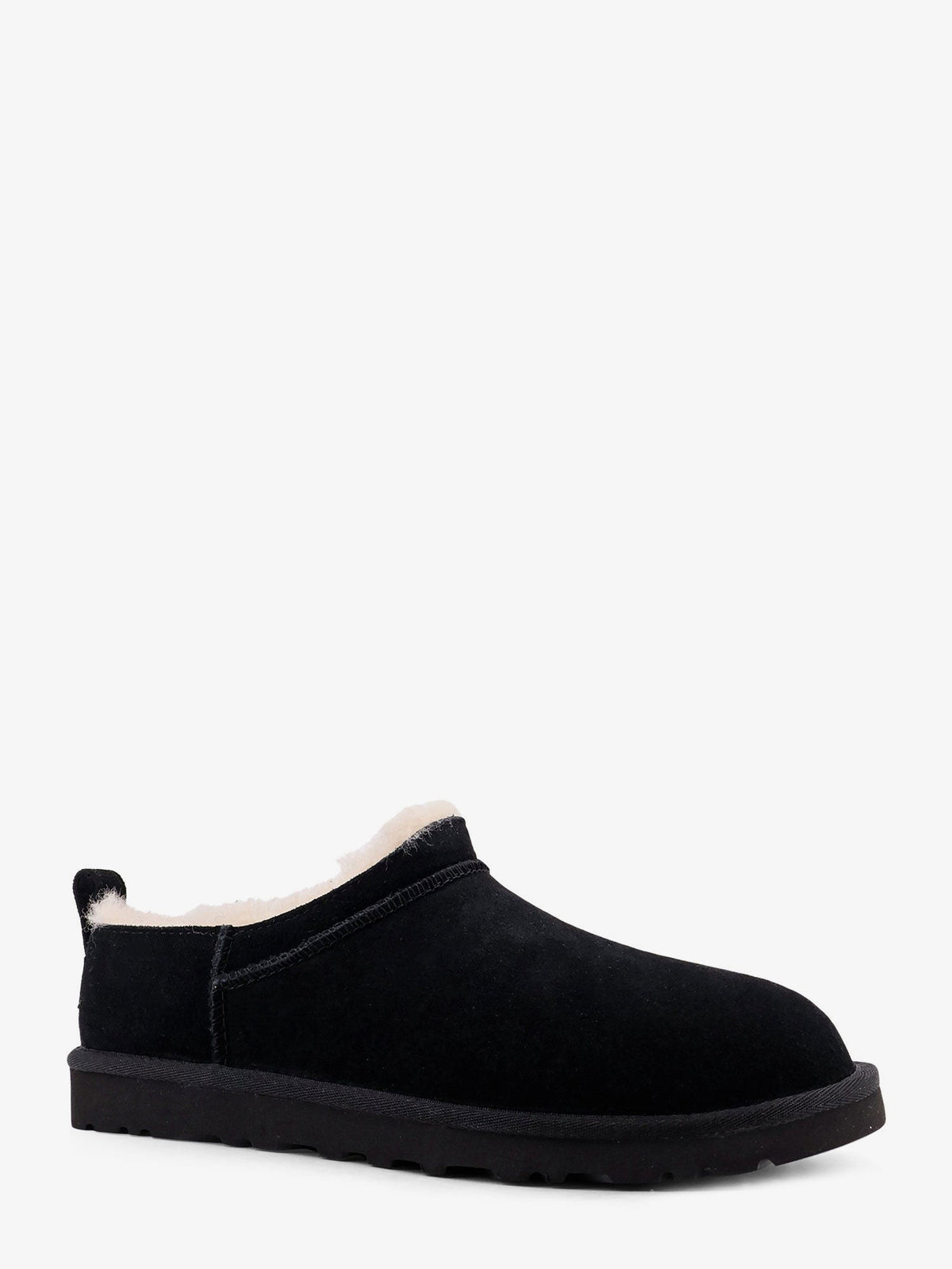 UGG Men's Classic Micro Suede Sandals Black, view 2