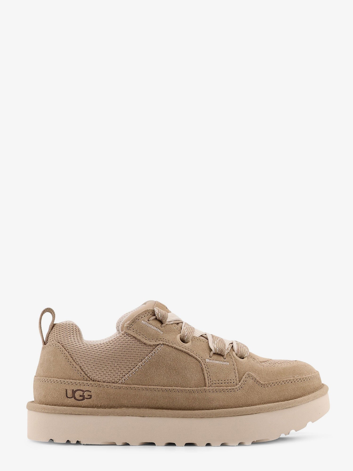 UGG Men's Lo Lowmel Suede Sneakers Beige UGG