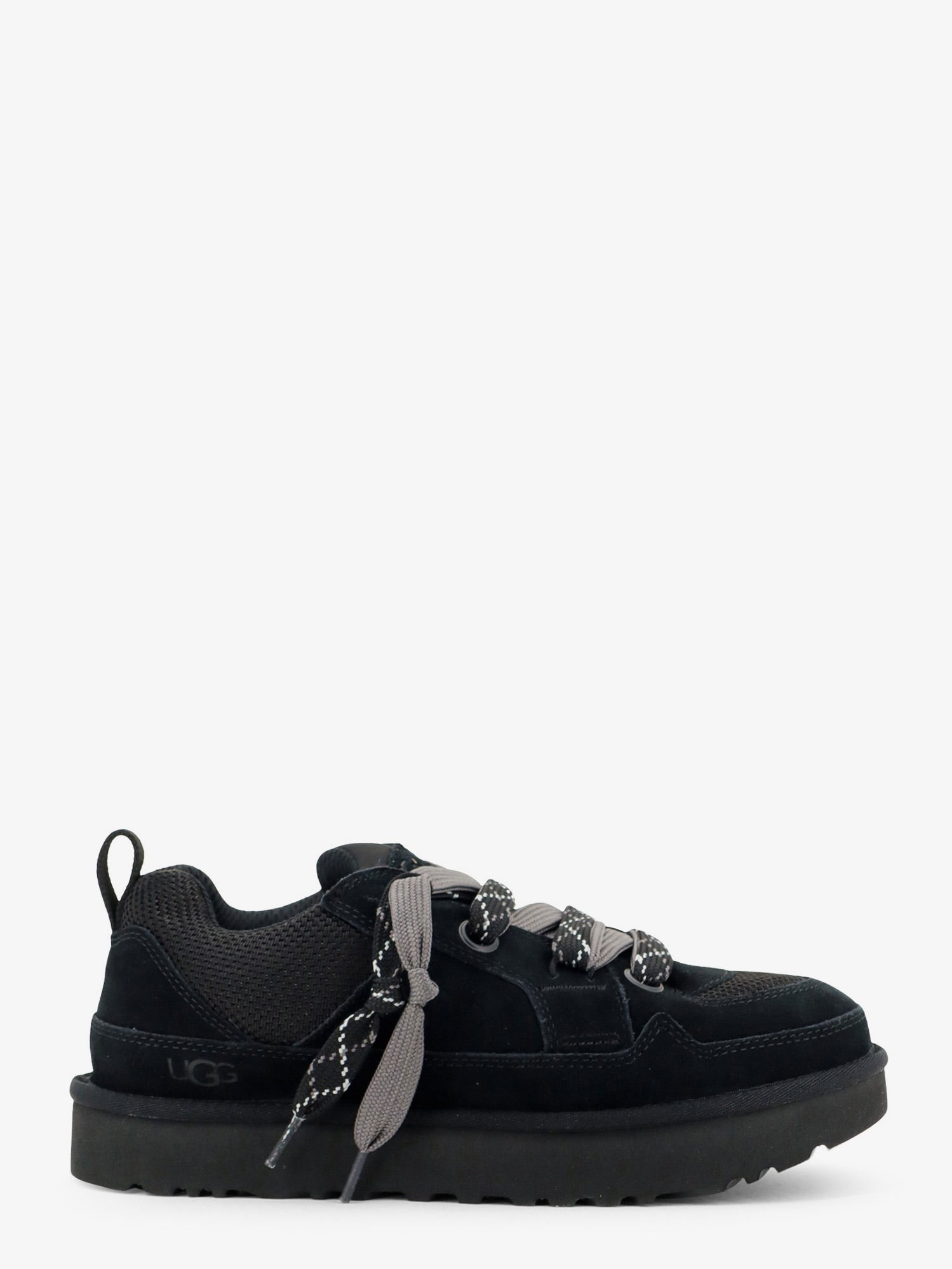 UGG Men's Lo Lowmel Suede Sneakers Black