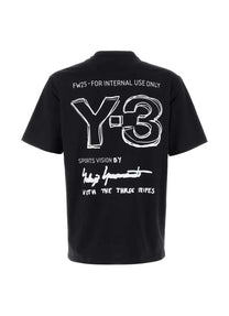 Adidas Y3 Unisex Merch SS Tee Black Black