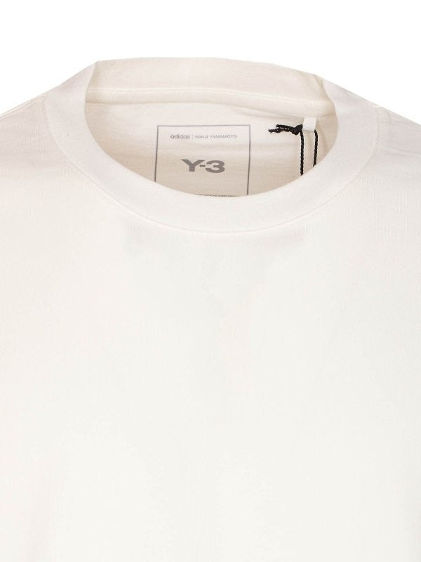 Adidas Y3 Unisex Merch SS Tee Cwhite White