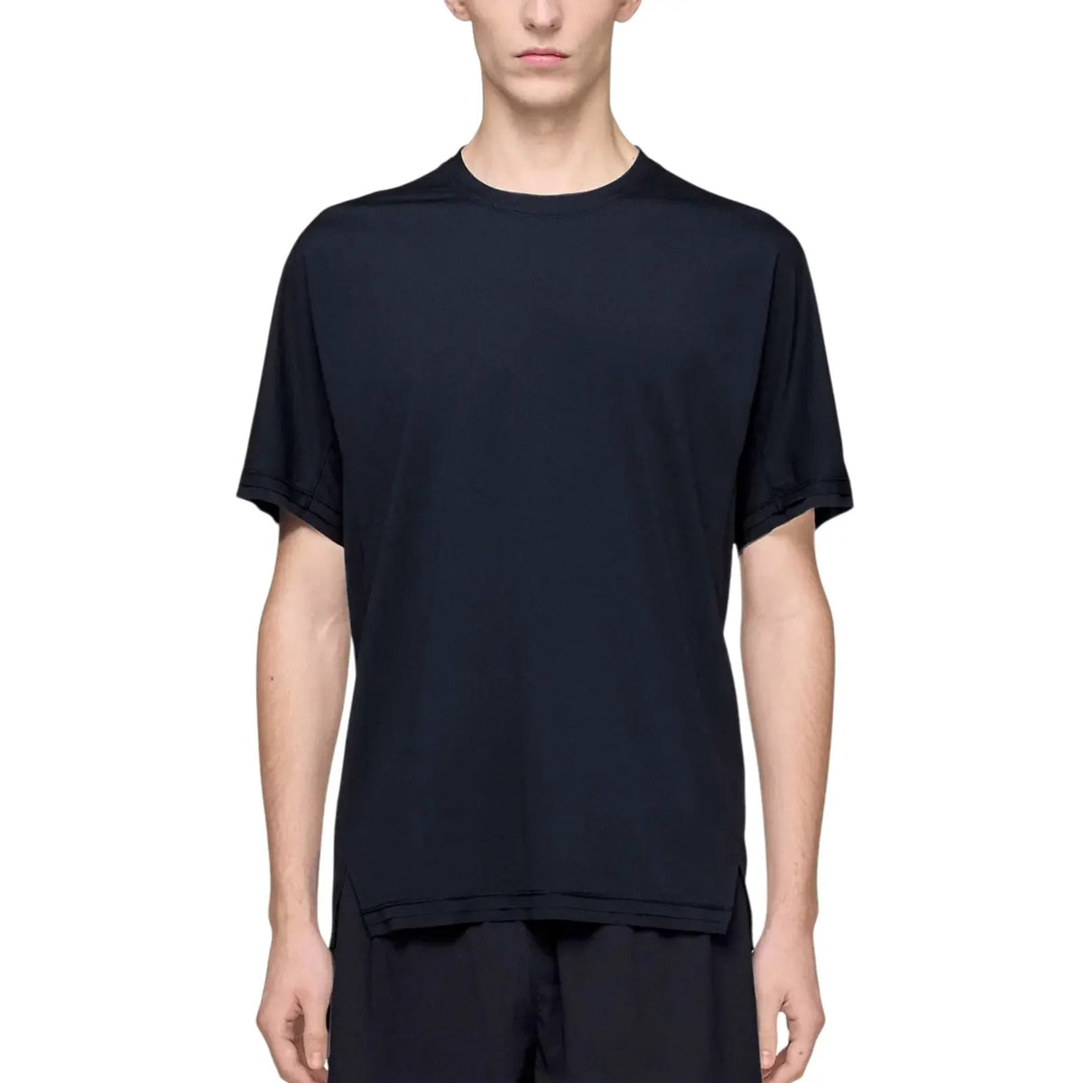 Adidas Y3 Men's Run SS Tee RC Black Black, view 4