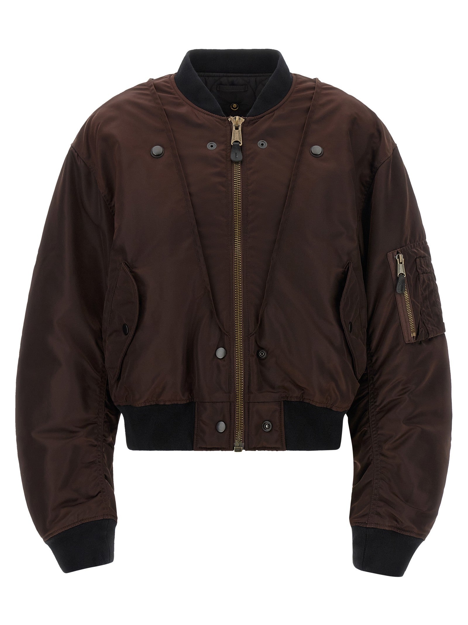 Maison Margiela Reversible Bomber Jacket Brown