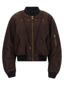 Maison Margiela Reversible Bomber Jacket Brown