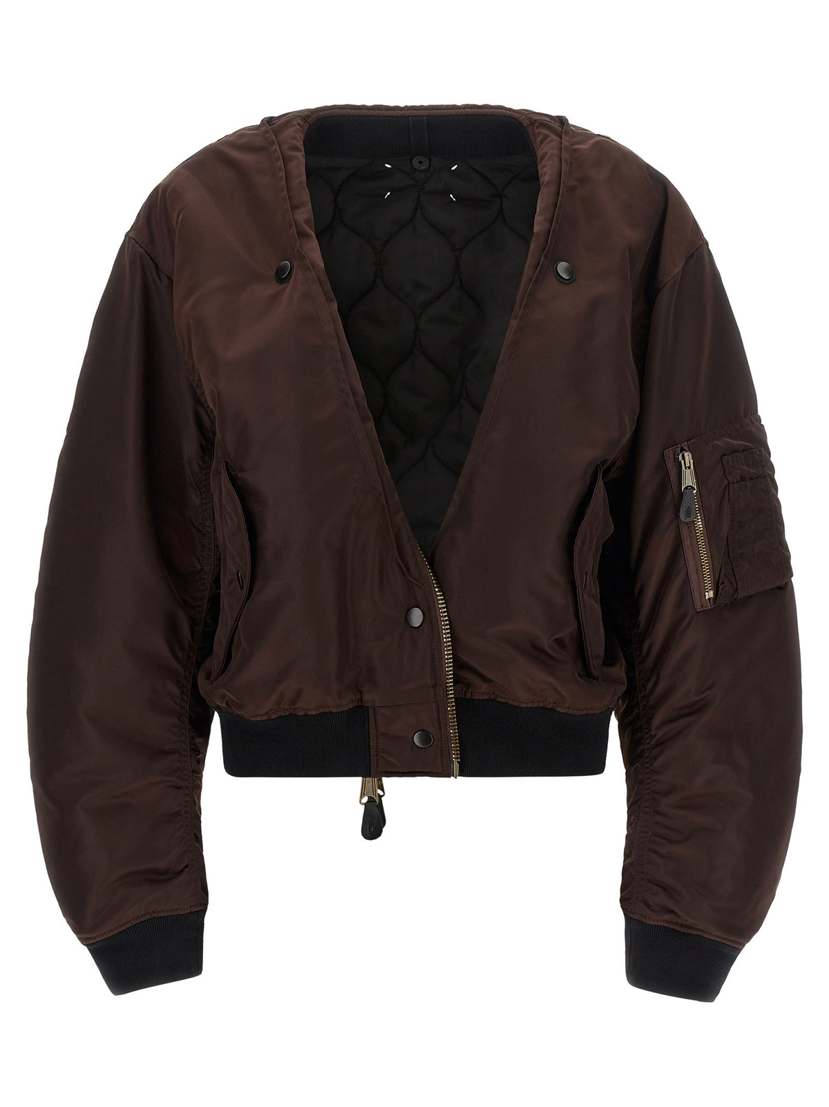 Maison Margiela Reversible Bomber Jacket Brown