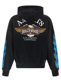 AMIRI MA Flames Hoodie Black