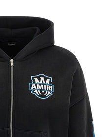 AMIRI MA Flames Hoodie Black
