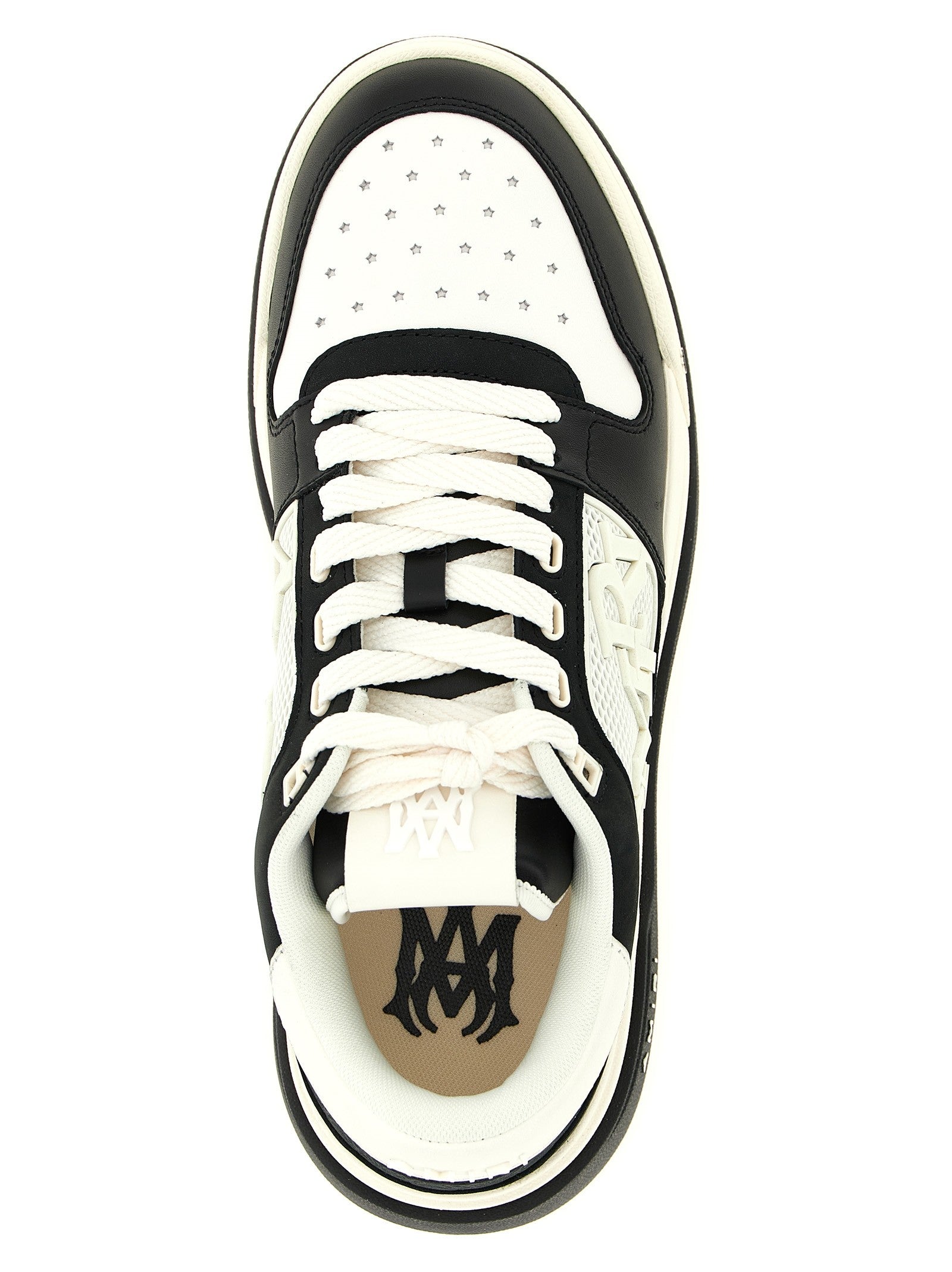AMIRI Ma Quad Debossed Classic Low Sneakers White