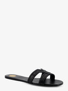 Saint Laurent Women's Mabrouka Leather Sandals Black, view 2
