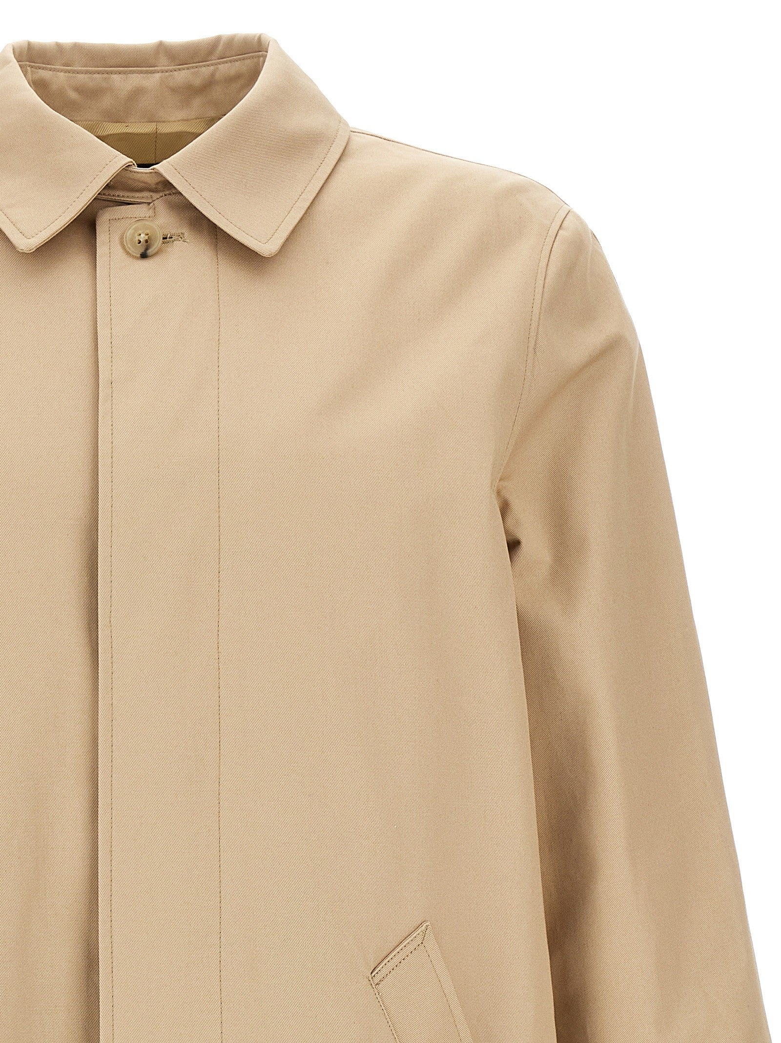 A.P.C Mac Ville Trench Coat Beige