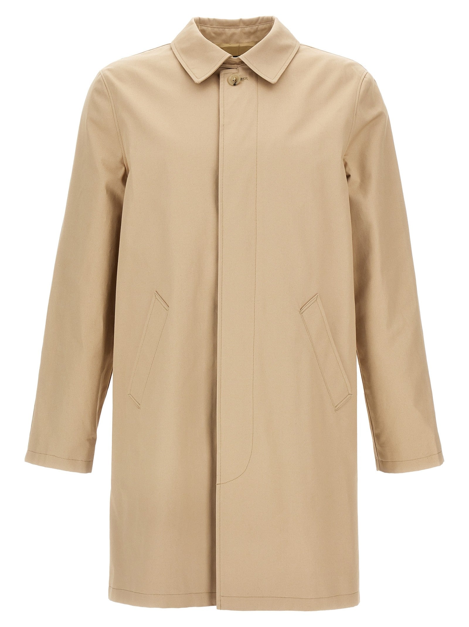 A.P.C Mac Ville Trench Coat Beige