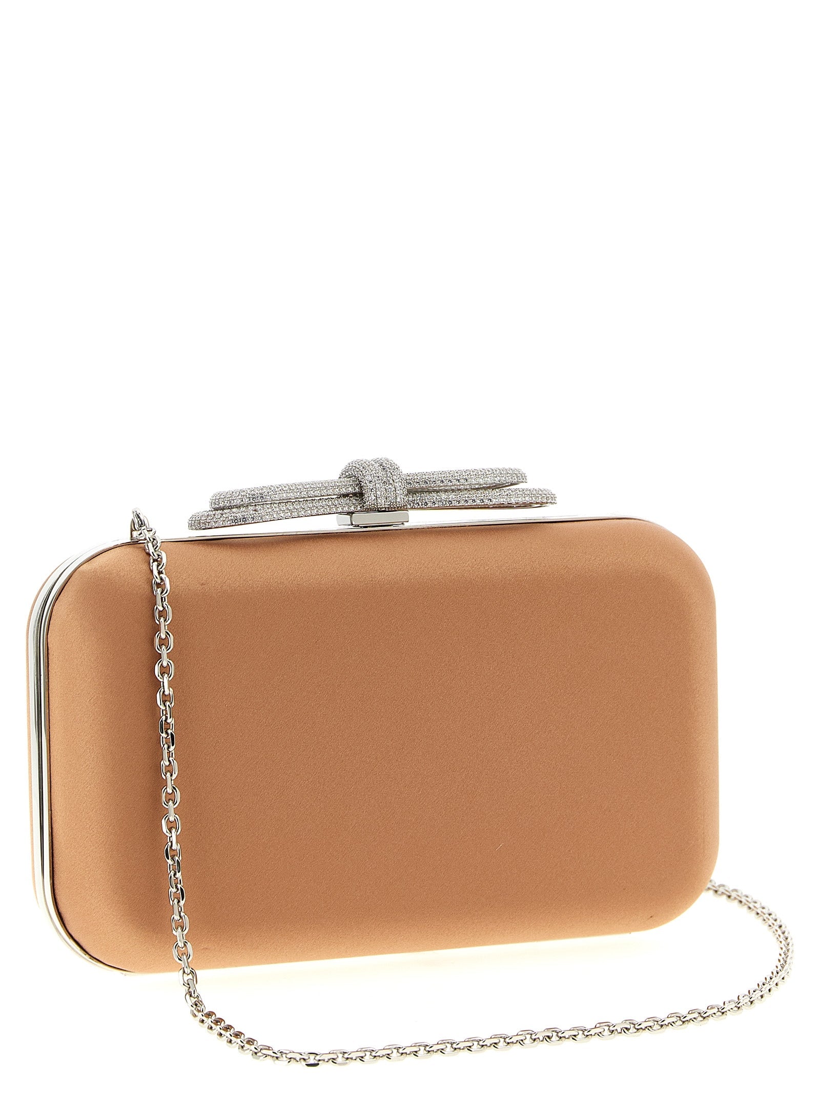 MACH &amp; MACH - MACH &amp; MACH - ’Double Bow Satin’ clutch - Women’s Bags