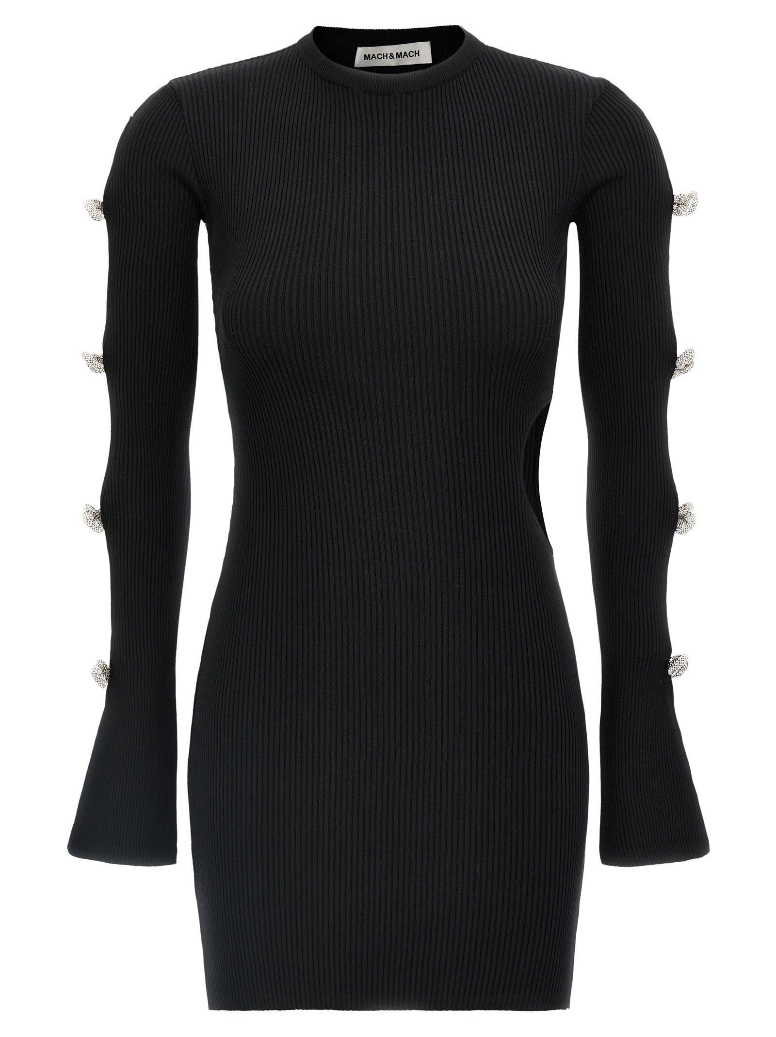 MACH &amp; MACH - MACH &amp; MACH - ’Cut-Out Crystal Bow’ dress - Women’s Clothing