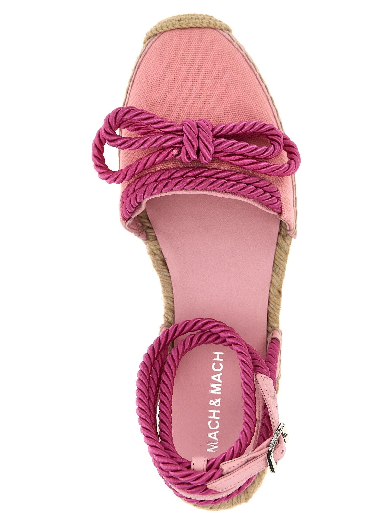 MACH &amp; MACH - MACH &amp; MACH - ’Double Bow Pink Riviera’ espadrilles - Women’s Shoes