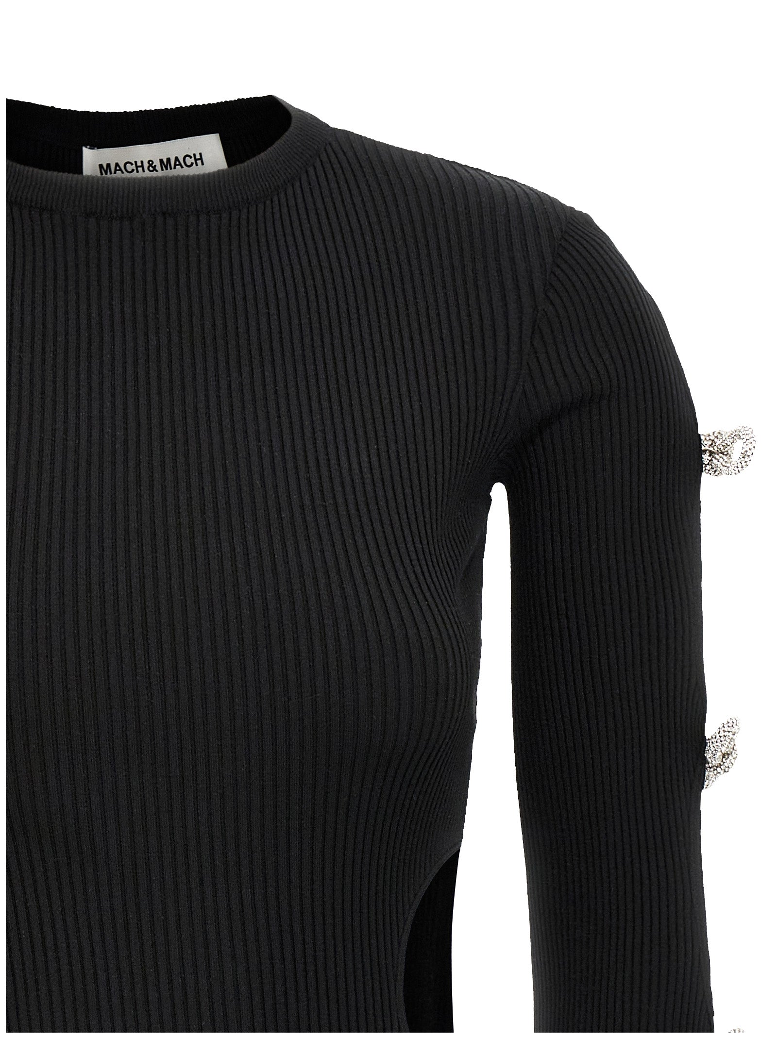 MACH &amp; MACH - MACH &amp; MACH - ’Cut-Out Crystal Bow’ dress - Women’s Clothing