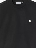 Carhartt Wip Men's Mack Cotton Blend Sweatshirt Black, view 3