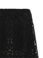 Fendi Macramé Lace Skirt Black