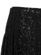 Fendi Macramé Lace Skirt Black, view 4