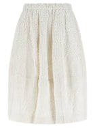 Comme Des Garçons Macramé Skirt White