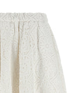 Comme Des Garçons Macramé Skirt White, view 3