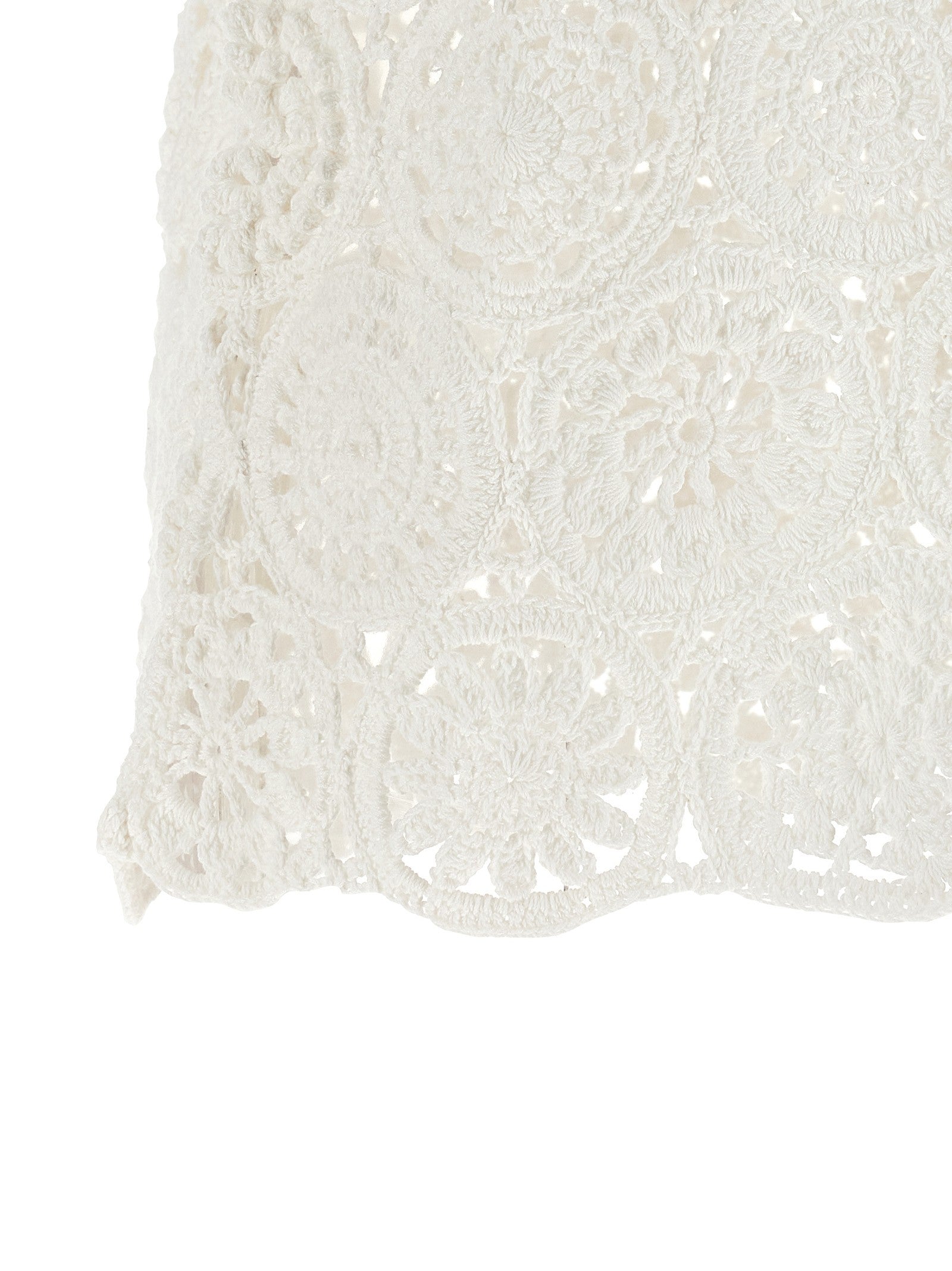 Comme Des Garçons Macramé Shirt White