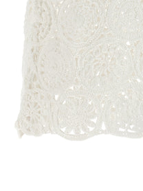 Comme Des Garçons Macramé Shirt White