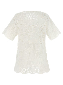 Comme Des Garçons Macramé Shirt White