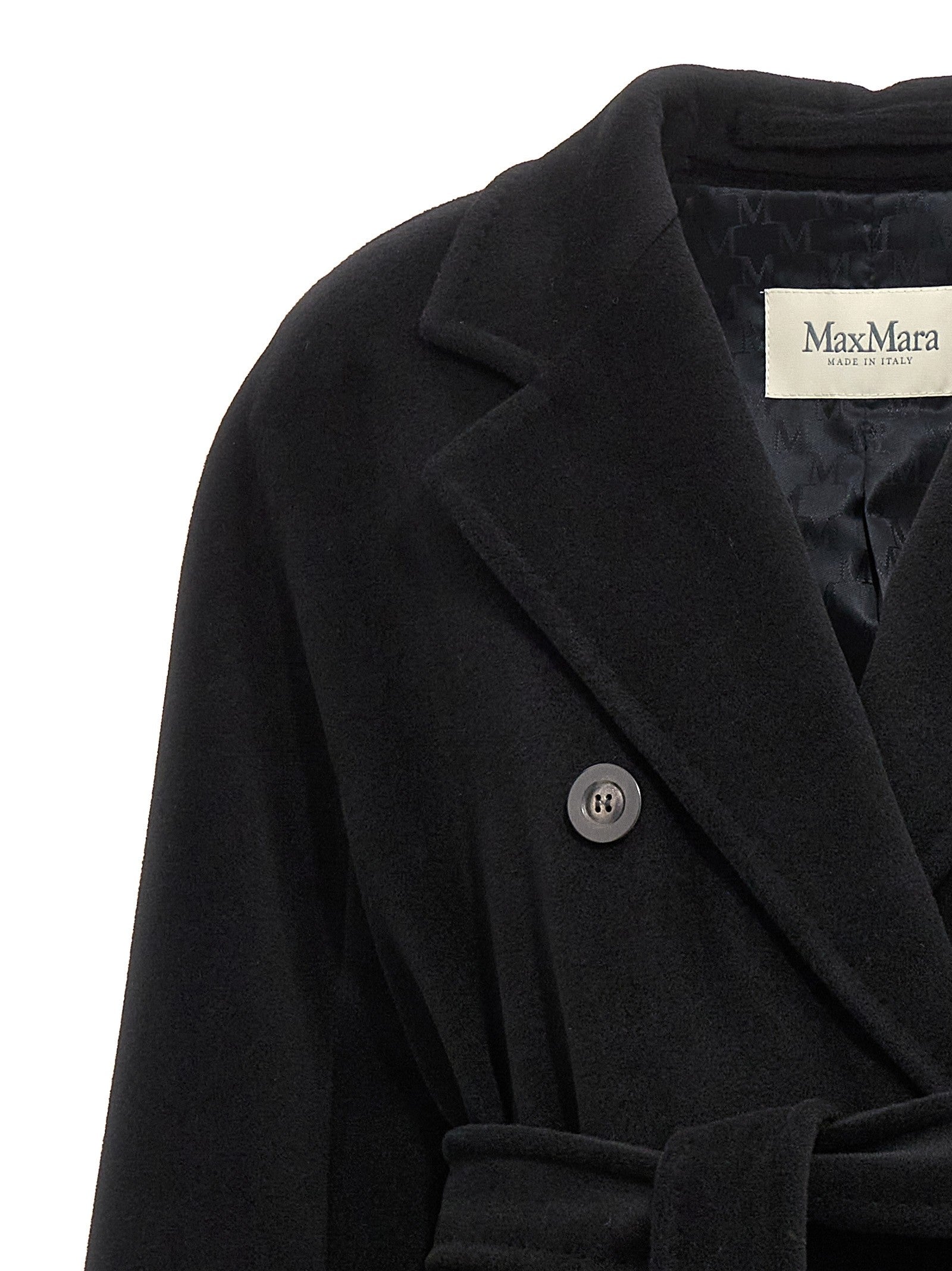 Max Mara Madame Icon Coat Coat Black