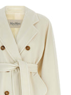 Max Mara Madame Icon Coat Coat White, view 3