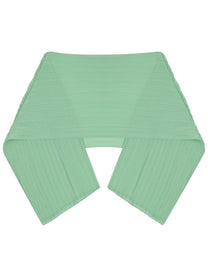 Pleats Please Issey Miyake Women's Madame June Stole Green Pleats Please Issey Miyake