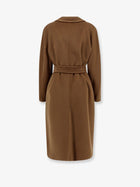 Max Mara Women's Madame Wool and Cashmere Blend Coat Brown