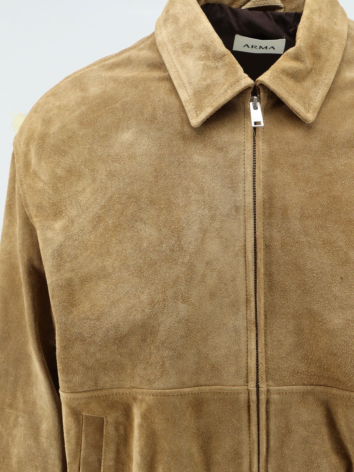 ARMA Men's Maddox Suede Jacket Green