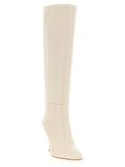 Stuart Weitzman Madison Boots White, view 2
