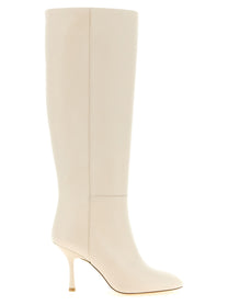 Stuart Weitzman Madison Boots White
