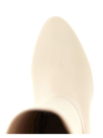 Stuart Weitzman Madison Boots White