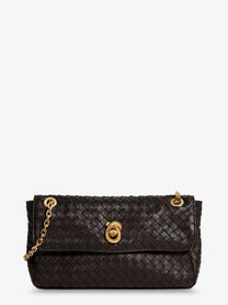 Bottega Veneta Women's Madison Leather Crossbody Bag Brown