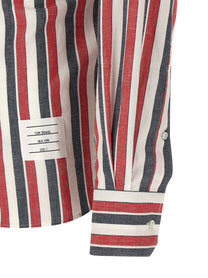 Thom Browne Madras Cotton Shirt Gold