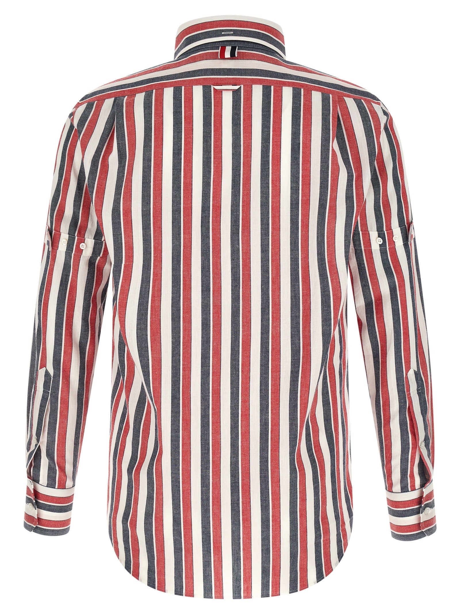 Thom Browne Madras Cotton Shirt Gold