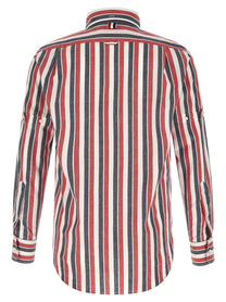 Thom Browne Madras Cotton Shirt Gold