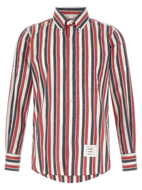 Thom Browne Madras Cotton Shirt Gold