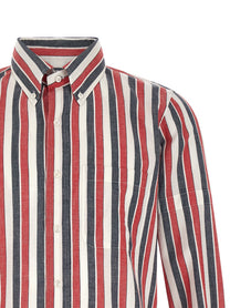 Thom Browne Madras Cotton Shirt Gold