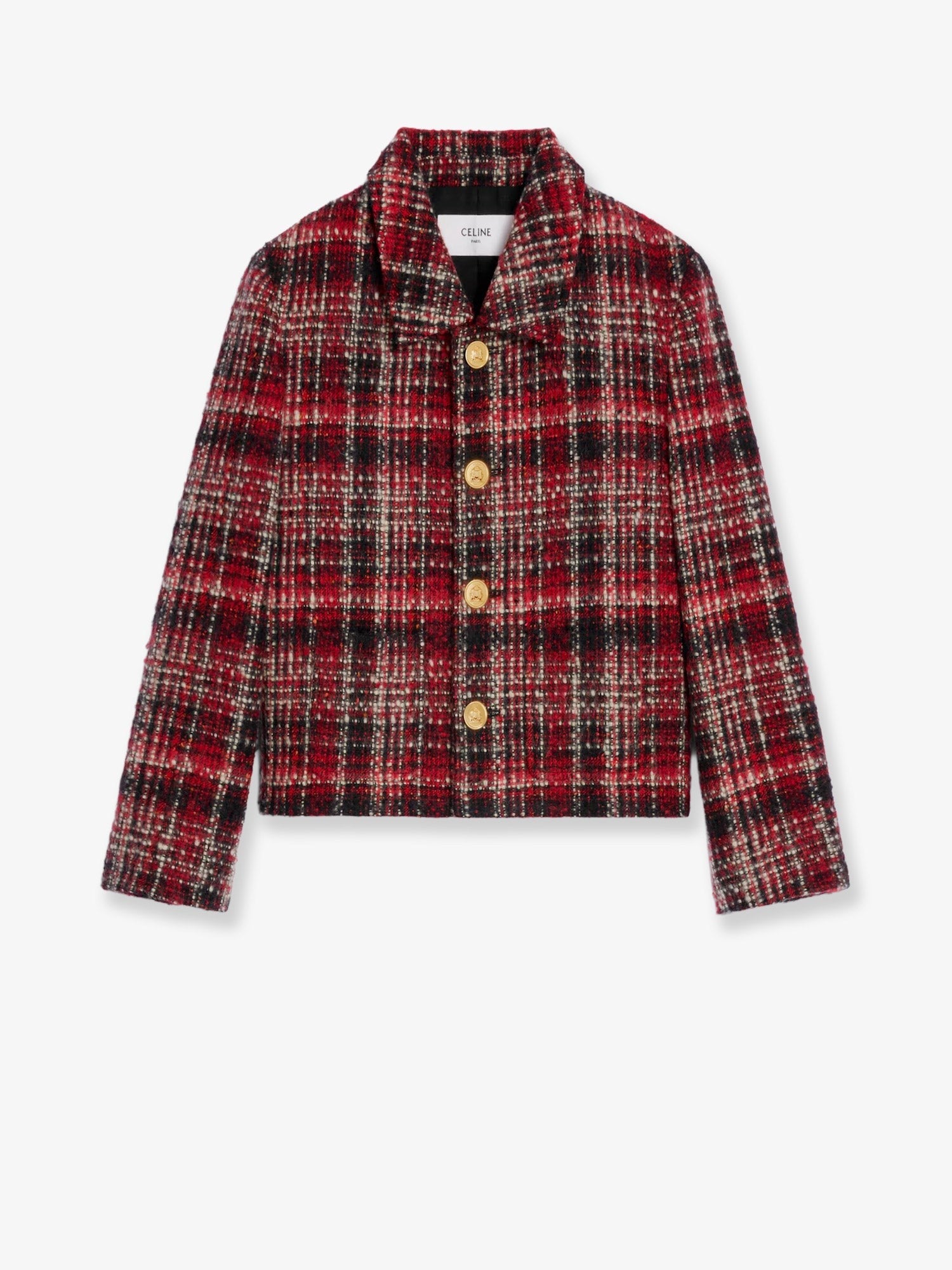 Celine Women's Cotton and Mohair Blazer White Celine