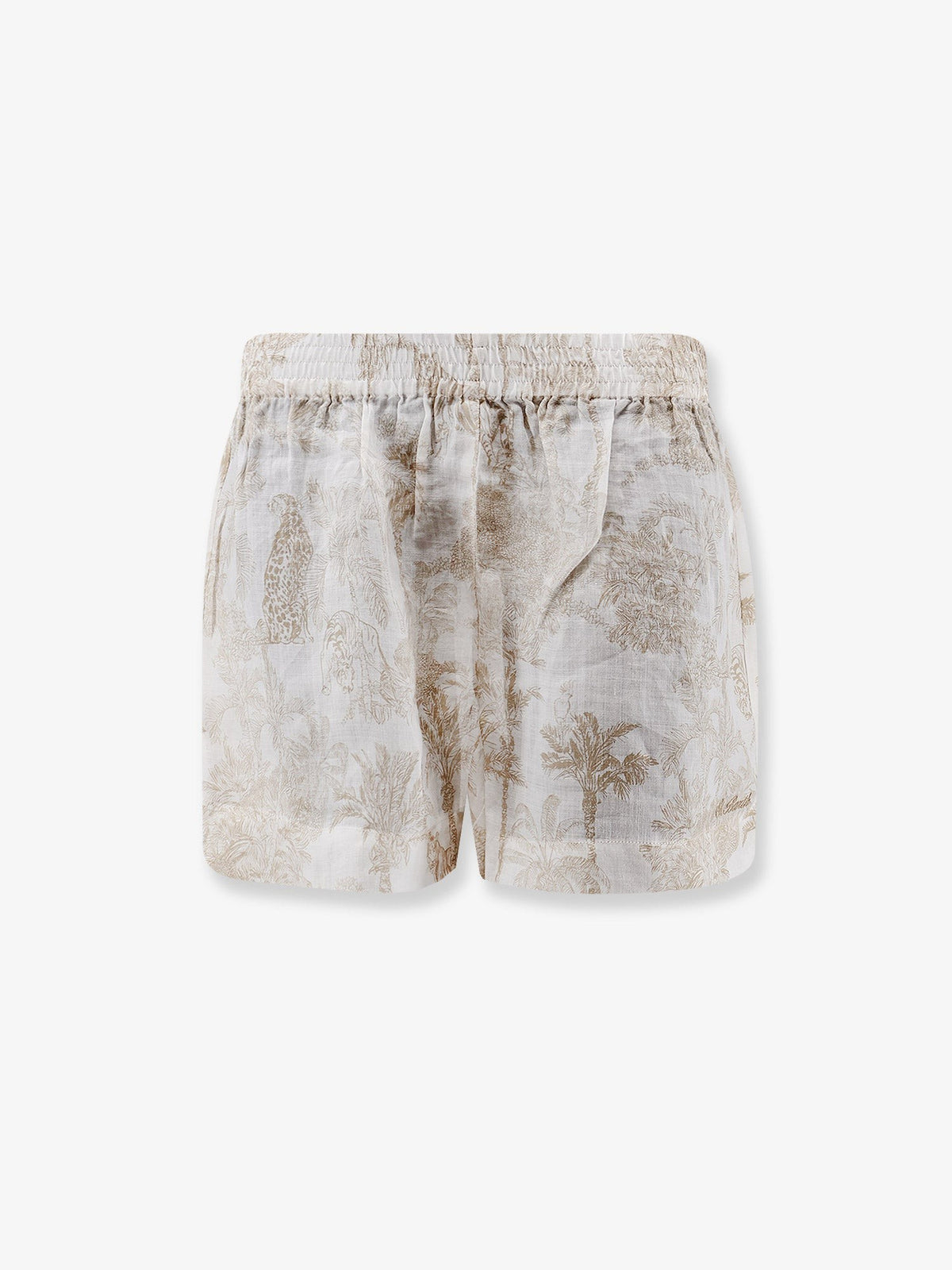 Mc2 Saint Barth Women's Maeve Ramie Shorts Blue